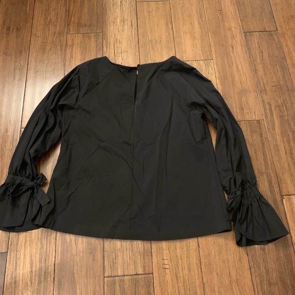 Long sleeve black blouse - Picture 3 of 4